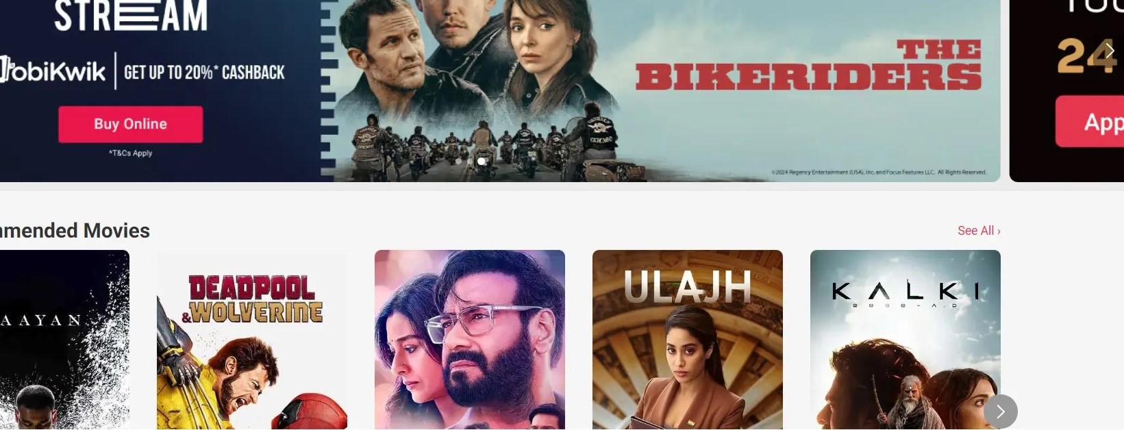 Cine Vault website preview image