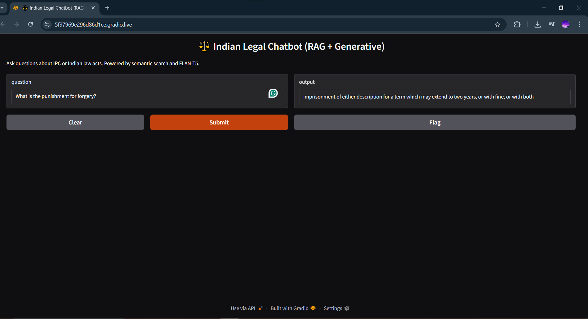 LAWGPT website preview image